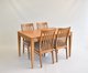 Novoli Small Ext Table & 4352 Novoli Dining Chairs - x 4   C712 LT