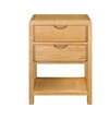 Thumbnail image of Bosco 2 Drawer Bedside Cabinet CM Oak