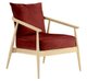Aldbury Chair in CM Ash  & E700 Red