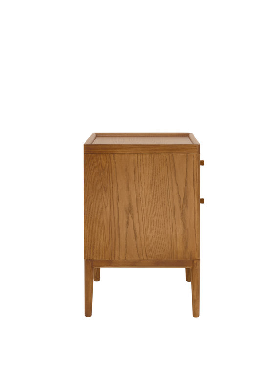 Image of Salina Two Drawer Bedside Cabinet