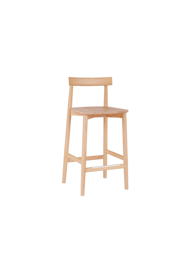 Image of Lara Bar Stool DM Ash SH 75 cm