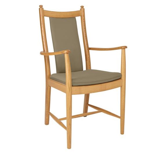 Image of Penn Padded Back Dining Armchair in LT & L806