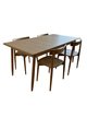 Chesham Extending Dining Table & Four Ava Chairs in DM Oak