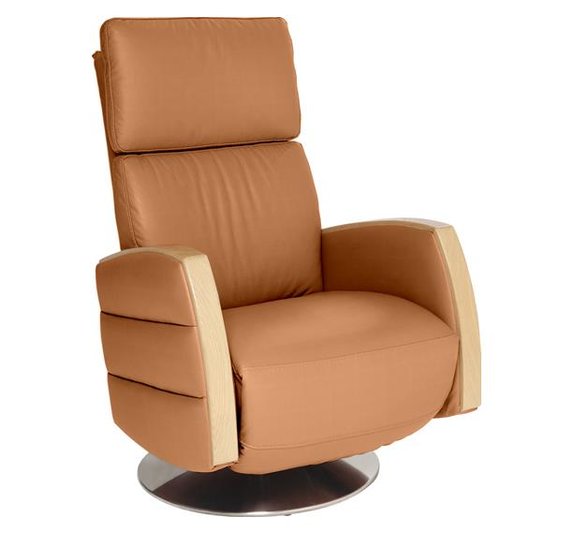 Image of Noto Recliner in CM & L957 Caramel Leather