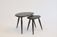 Pebble  Nest Of Two Tables in Black