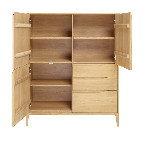 Image of Romana Highboard in CM Oak