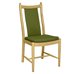 Penn Padded Back Dining Chair in ST & C730 Green