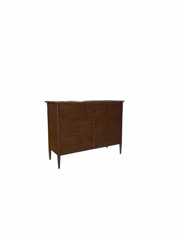 Image of Ercol Prototype Hartwell 7 Drawer Chest in Dark Brown Oak