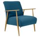 Marlia Accent Chair in CM & N148 Blue