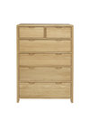 Thumbnail image of Bosco Bedroom 6 Drawer Tall Wide Chest