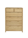 Thumbnail image of Bosco Bedroom 6 Drawer Tall Wide Chest