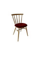 Heritage Chair in DM Oak & C746 Red