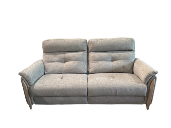 Image of Prototype Large Recliner Sofa in Grey Kento Fabric