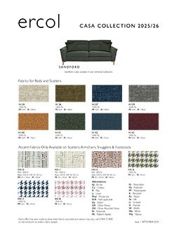 Casa collection leaflet