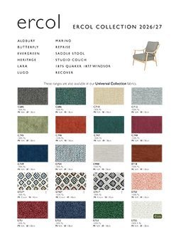 ercol Collection leaflet