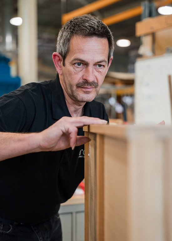 Inspecting the timber