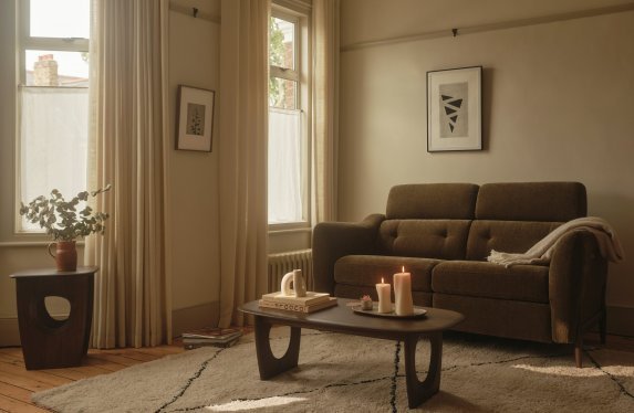 The Bronte is available in a static or recliner option