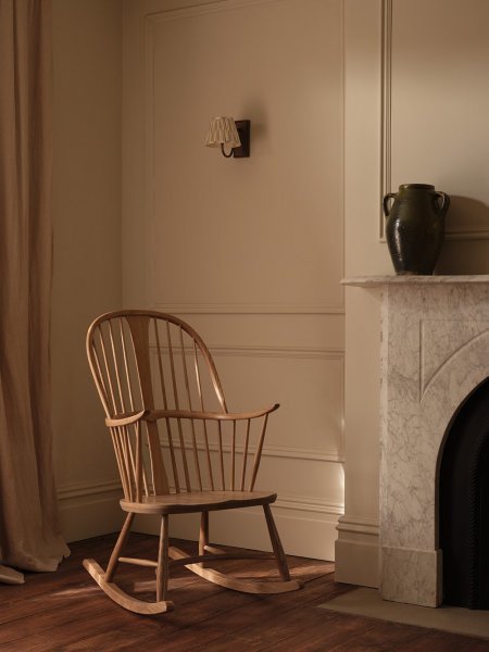 The Chairmakers Rocking Chair with a steam bent back bow